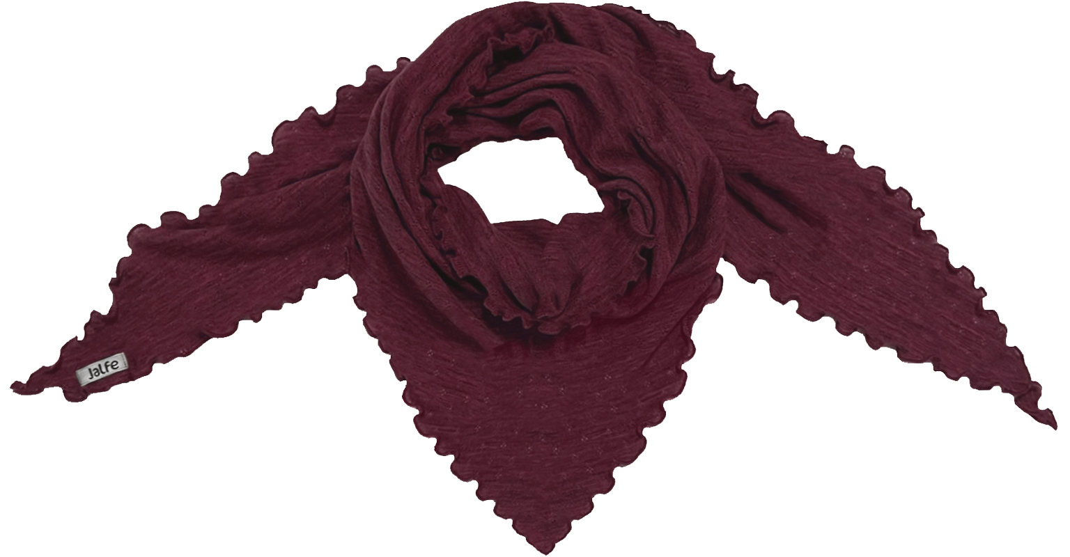 Scarf eyelet merino